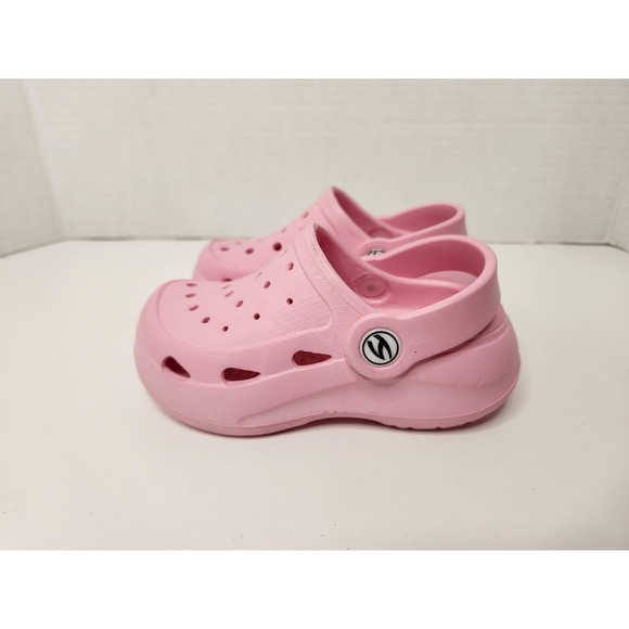 Hobibear Slip On‎ Garden Clogs Youth Size 23 Pink - Picture 5 of 9